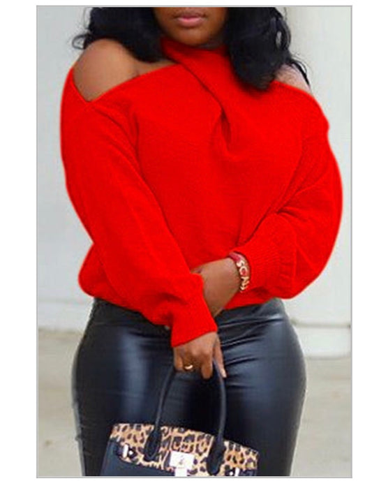 Twist Red Sweater